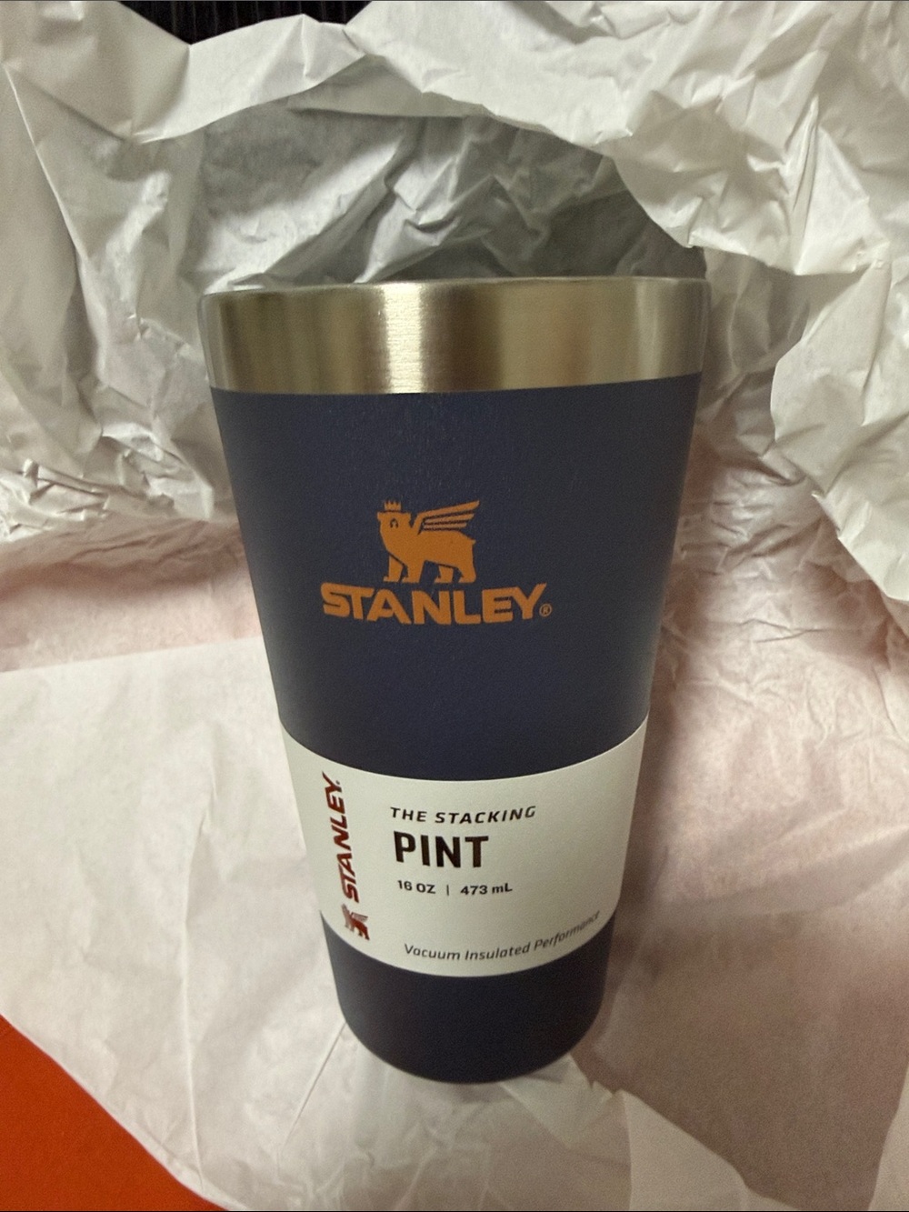 Stanley Twilight 16 oz Stacking Pint with Orange Logo
